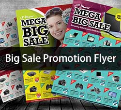 3个产品促销传单模板：Big Sale Promotion Flyer Templates